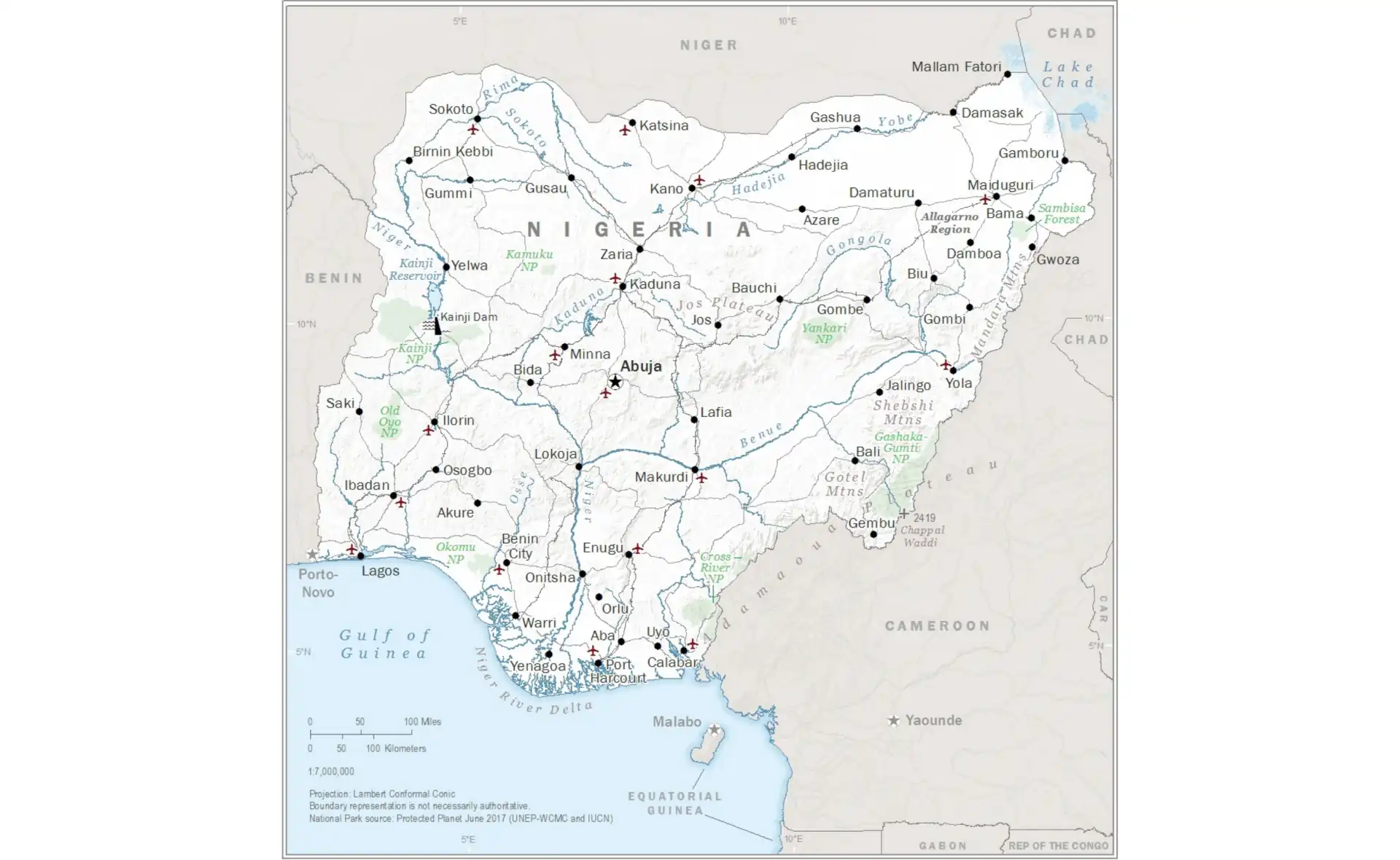 Map of Nigeria